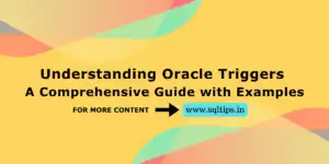 Oracle Triggers