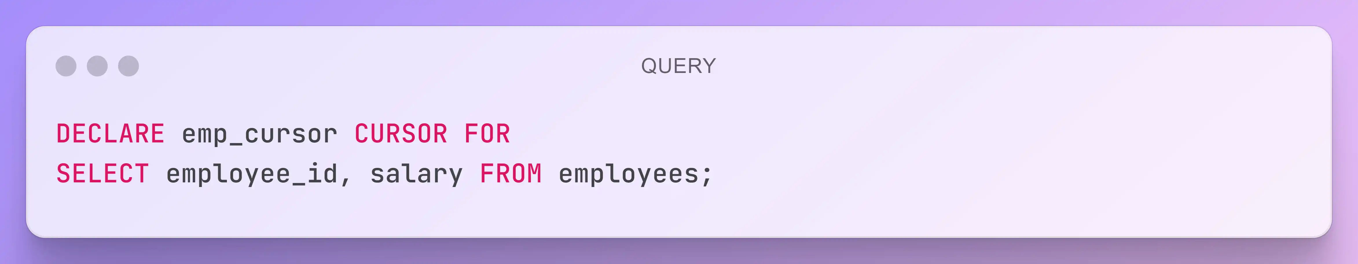 QUERY (2)