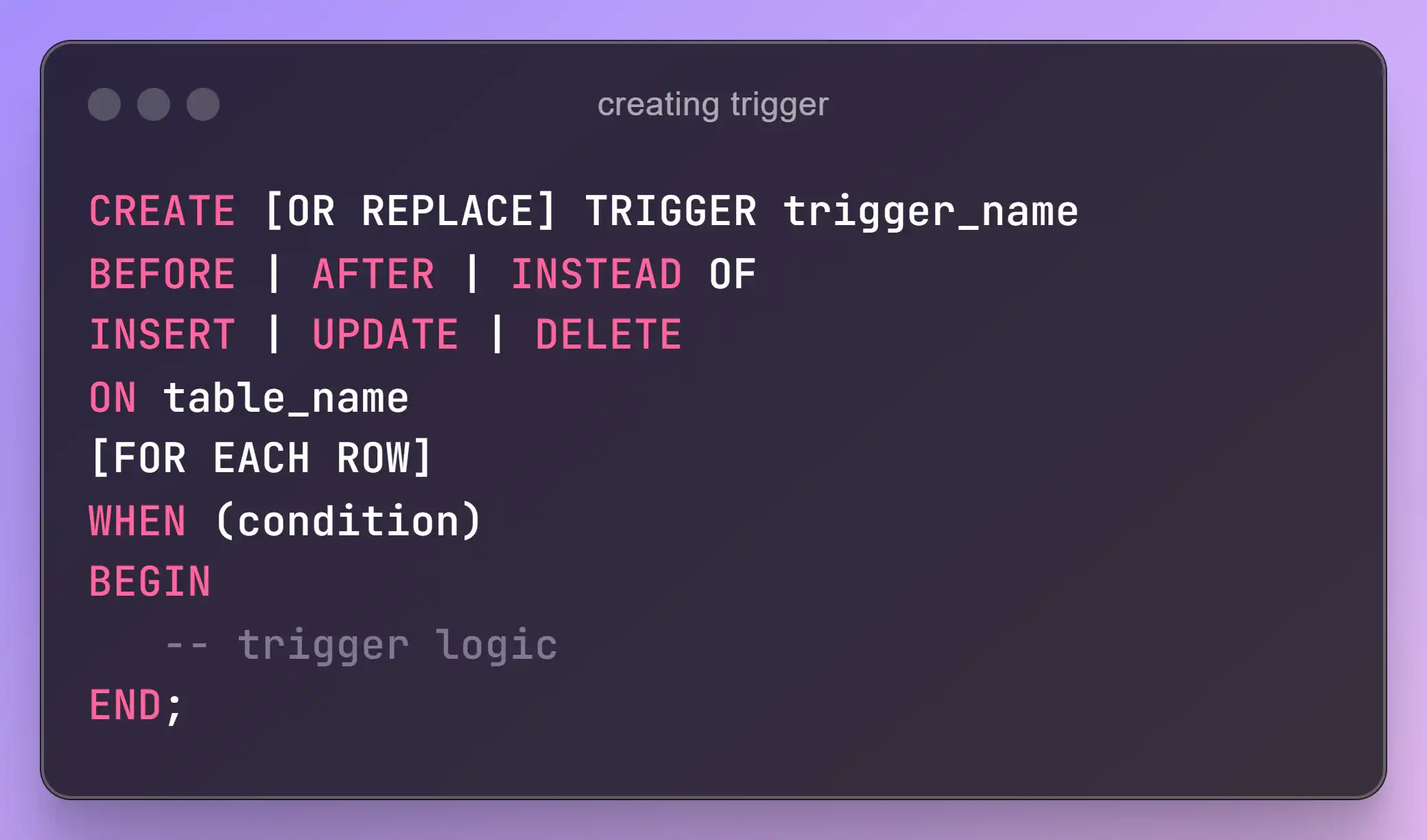 creating-trigger creating trigger